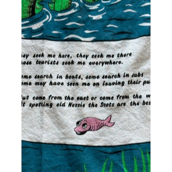Vintage Scottish Nessie Tea Towel By Innes & Crome Ltd Designed In Scotland - Picture 3 of 9